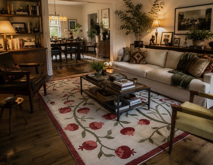 Hand-Woven Kilim Carpet
